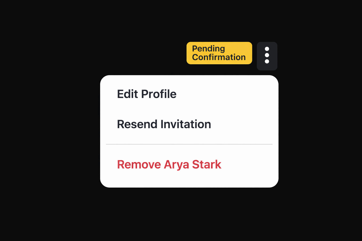 Receipt AI interface with improved editing and clearer action buttons