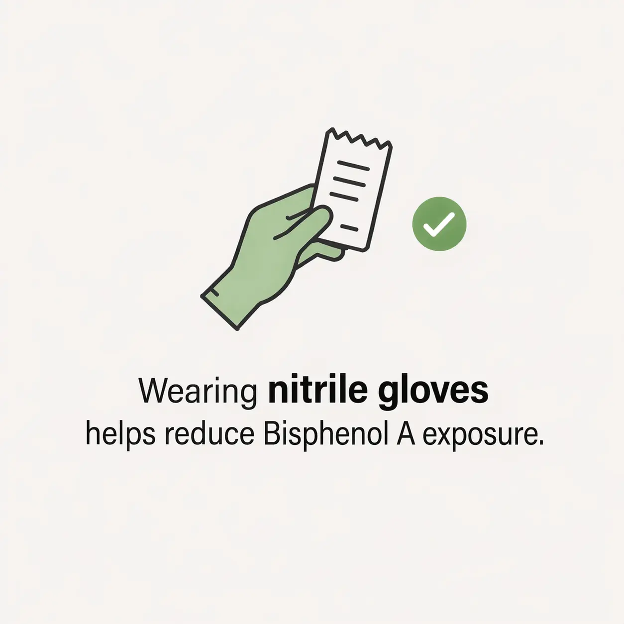 nitrile gloves reduce bisphenol a exposure receipts